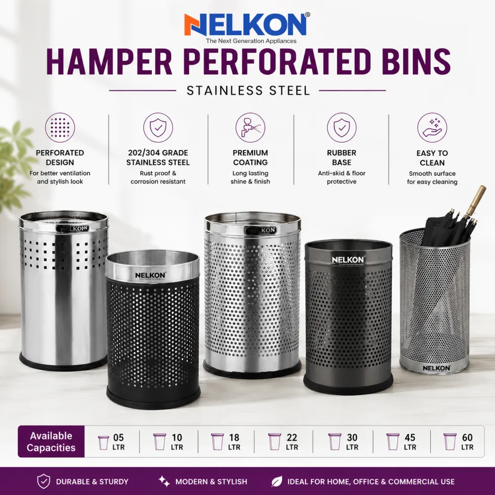 Nelkon Hamper Perforated Bins