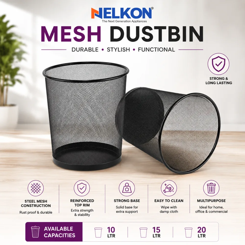 Nelkon Mesh Dustbin