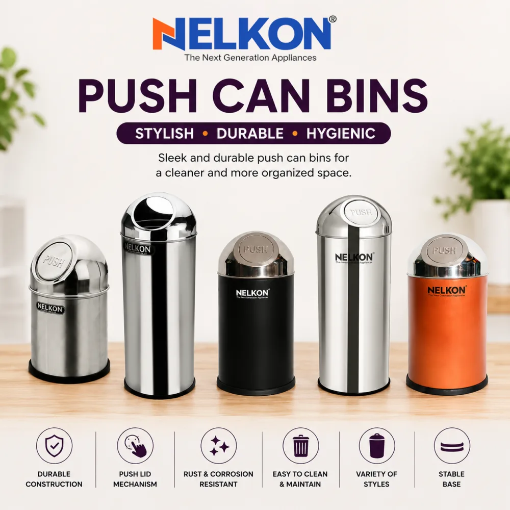 Nelkon Push Can Bins