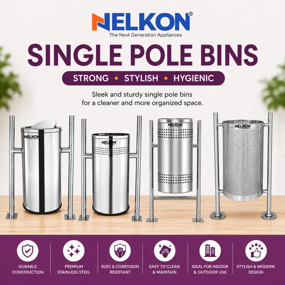 Nelkon Single Pole Bins